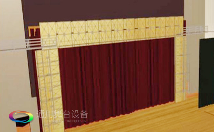 防火隔離幕Safety curtain——舞臺(tái)、觀眾廳分隔 阻斷火源及有害煙氣的擴(kuò)散